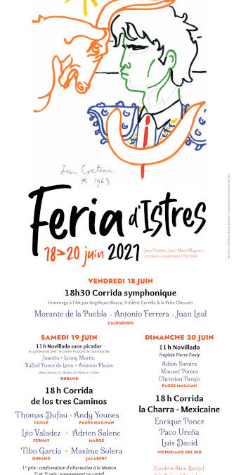 ISTRES – Affiche officielle de la Feria 2021…
