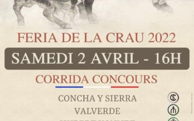 SAINT-MARTIN-DE-CRAU – Les cartels officiels de la Feria de la Crau 2022.