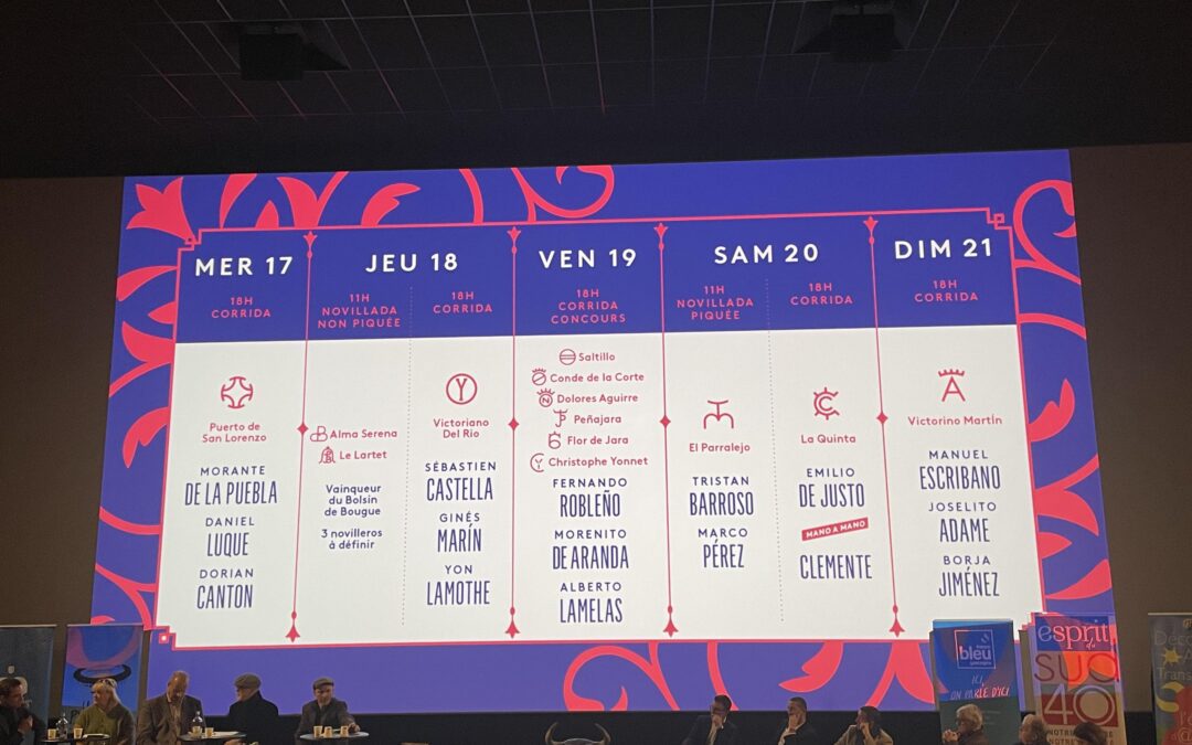 MONT-DE-MARSAN – Les cartels de la Feria de la Madeleine 2024 ont été dévoilés !