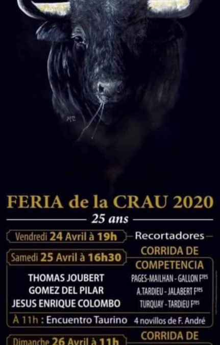SAINT-MARTIN-DE-CRAU – La Unica dévoile les cartels de la Feria de la Crau 2020