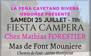 Assemblée Générale et Fiesta Campera de la Peña Cayetano Rivera Ordoñez.
