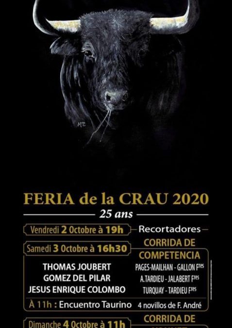 Annulation de la Feria de la Crau 2020…