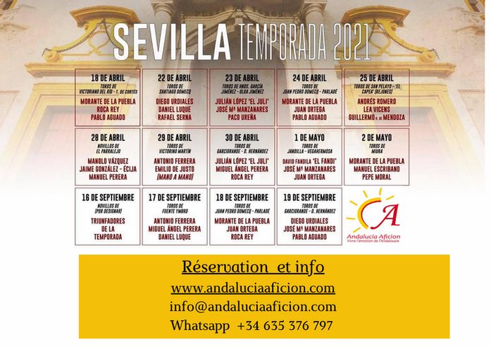 Des toros et Seville en Avril avec Andalucia Aficion…