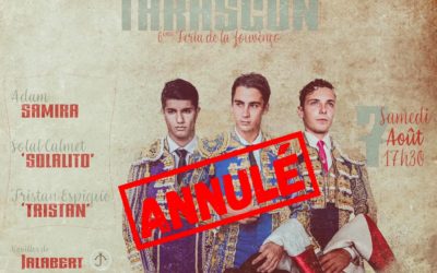 TARASCON – La novillada reportée. En matinée indulto d’un eral de Colombeau.