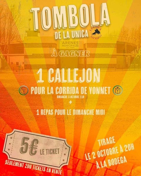 Gagnez votre callejon pour la Feria de la Crau 2021 !!!