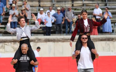 NÎMES (18.09.2021, matinale) – Porte des Consuls pour LEONARDO HERNANDEZ et LEA VICENS.