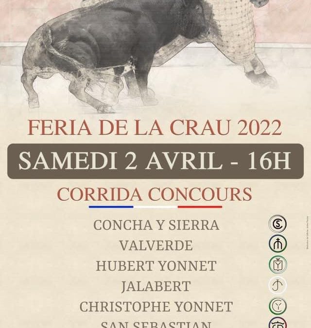 SAINT-MARTIN-DE-CRAU – Les cartels officiels de la Feria de la Crau 2022.