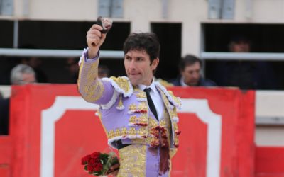 SAINT-MARTIN-DE-CRAU (02.04.2022) – ALBERTO LAMELAS, contre les éléments coupe la seule oreille dans un froid glacial !