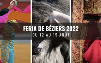 BEZIERS – Les Cartels Officiels de la Feria 2022.