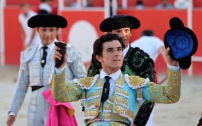 BOUJAN-SUR-LIBRON (02.07.2022) – Les ALVARO’S ALARCON et BURDIEL coupent les seules oreilles d’une décevante novillada.