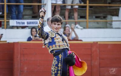 RION DES LANDES (21.08.2022, tarde) – TRISTAN BARROSO s’impose et coupe l’unique oreille.