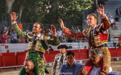 CHÂTEAURENARD (09.08.2022) – CLEMENTE coupe trois oreilles et sort par la Grande Porte aux côtés d’ANTONIO FERRERA…