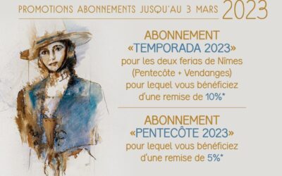 NÎMES – Affiche officielle des Ferias et campagne promotionnelle sur les abonnements …