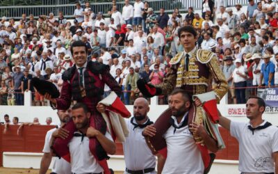 SAINT SEVER (25.06.2023) – Un “No hay billetes” 30 ans plus tard ! SEBASTIEN CASTELLA et EMILIO DE JUSTO sortent en triomphe !