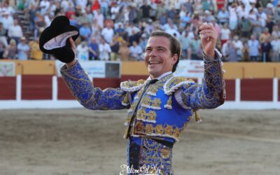 CERET (14.07.2023) – JAVIER CORTES coupe l’unique oreille pour l’ouverture. Blessure pour RAFAELILLO…