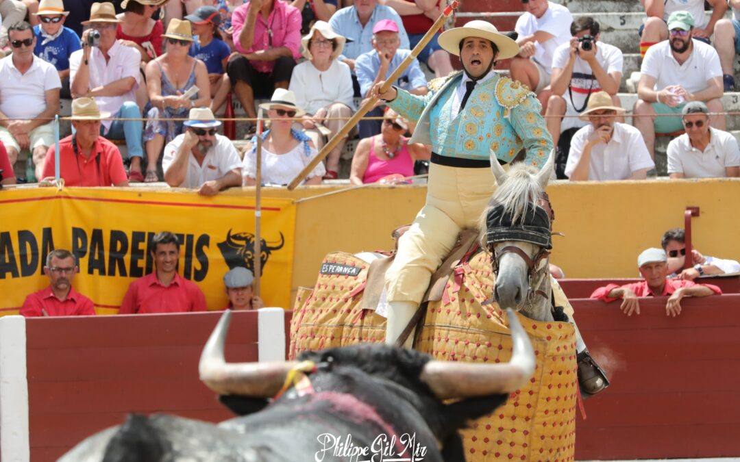 CERET (16.07.2023, matinale) – Seules deux ovations pour une intéressante novillada de Los Maños …