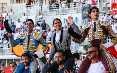 LUNEL (16.07.2023) – ALEJANDRO TALAVANTE gracie “Malagueño” de Garcigrande… La terna sort par la Grande Porte !