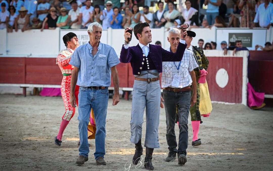 MEJANES (13.07.2025) – GUILLERMO HERMOSO DE MENDOZA remporte le 53eme Rejon d’Or !