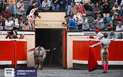 BILBAO (20.08.2025) – “Tapaboca” de La Quinta, premier toro gracié de l’histoire de Vista Alegre et triomphe de BORJA JIMENEZ!