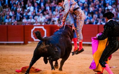SÉVILLE – ROCA REY à feu et à sang ! Deux coups de corne de 20 et 15 cm !